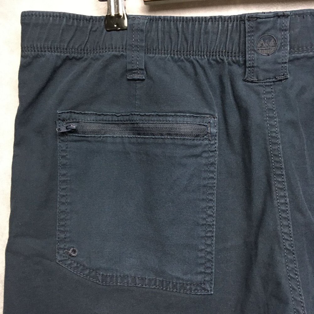 Wrangler Mens Cargo‎ Shorts 38 (Lot of 2) Blue Brown Zip Pocket Trail - Picture 8 of 10